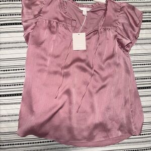 LC Lauren Conrad Mauve Blouse